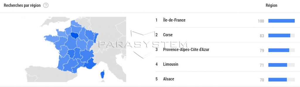 regions france punaises de lit